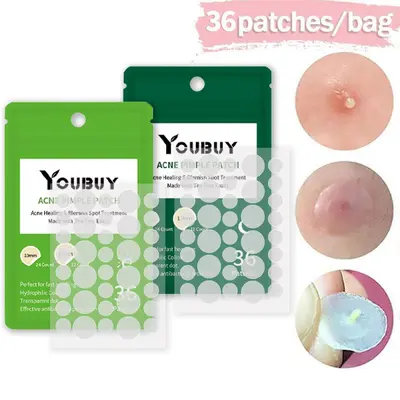 Cross-border Youbuy acne patch 36 capsules hydrocolloid invisible acne patch day and night invisible patch acne patch