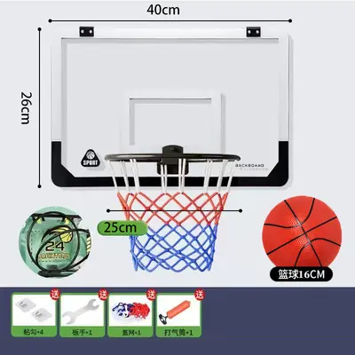 Ev tipi katlanabilir çocuk basketbol potası, duvara monte, delik açmadan - 7