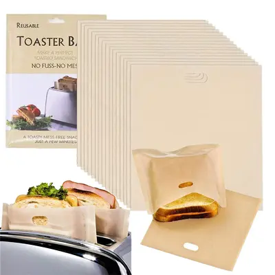 Antihaft-Teflon-Toastbeutel für Mikrowelle und Sandwiches