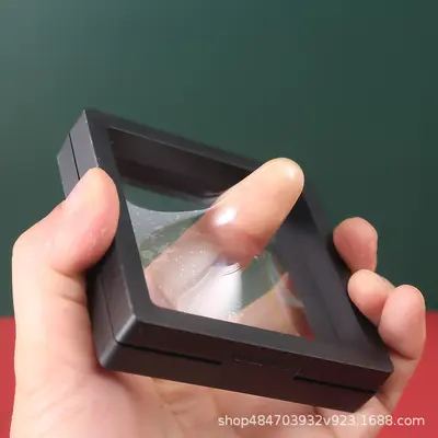 Transparente PE-Kunststofffolie Display-Box Schwebende Verpackungsbox Schmuck-Ringbox Armband-Box Kleine Waren Geschenk-Anhängerkästchen - 7