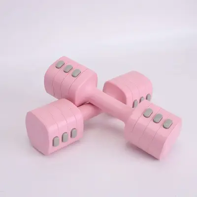 Adjustable dumbbell set for women, 5 kg, removable - 8