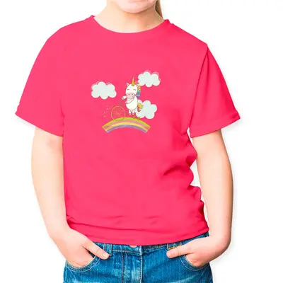 Cute Unicorn Heat Transfer In Stock Children's Clothing Heat Transfer Logo Iron-On Printing Patch Offset Heat Transfer Sticker Wholesale