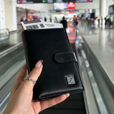 Passport holder multifunctional RFID blocking travel organizer