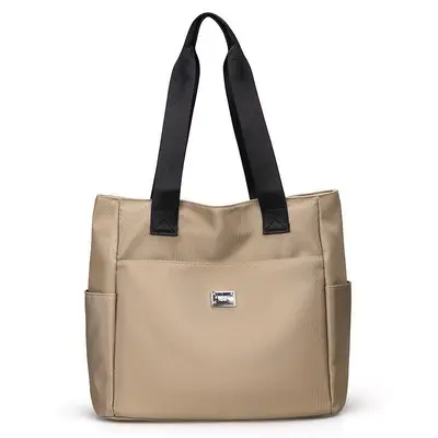 Oxford Cloth Lightweight Tote Crossbody Bag, Extra Large, Model 4014 - 9