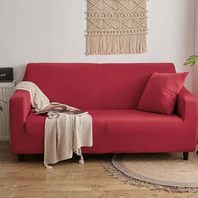 Çok renkli mikrofaser kanepe kılıfı, kaymaz, tam kaplama - 13