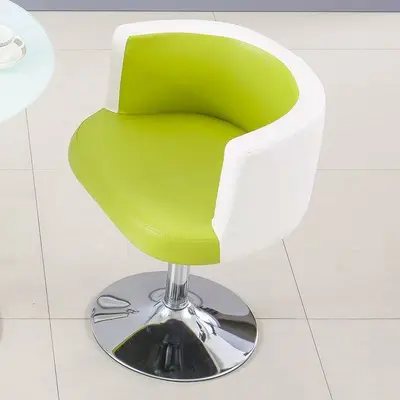 Negotiation Chair Swivel Height-Adjustable Single Small Armchair - 11
