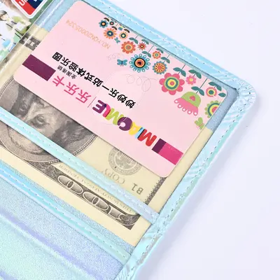 Hologram passport holder, large capacity, 3D effect - 2