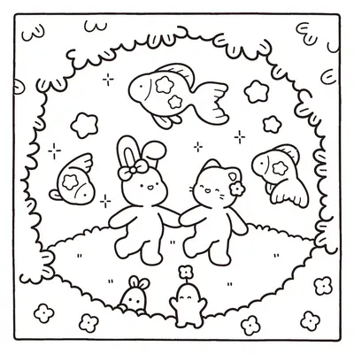 Children's Coloring Book Ages 3-4, Early Education Picture Book