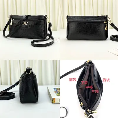Women's Single Shoulder Crossbody Clutch with Coin and Phone Compartment - 4