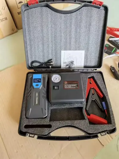 Car Emergency Jump Starter Power Bank, High Capacity - 9