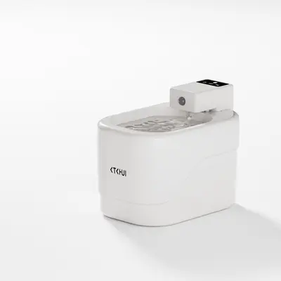 Intelligenter Katzentrinkbrunnen mit Sensor, geräuscharmer Filter, kabellos - 7