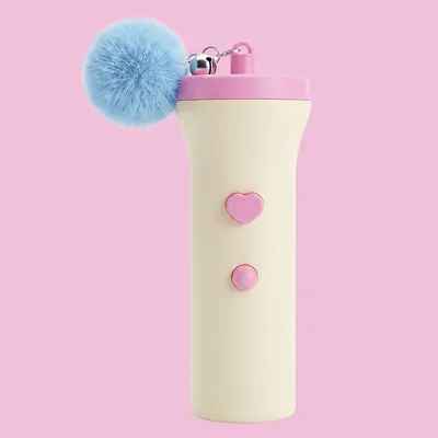 Electric Automatic Cat Teaser Wand with Feather Ball and Bell - 8