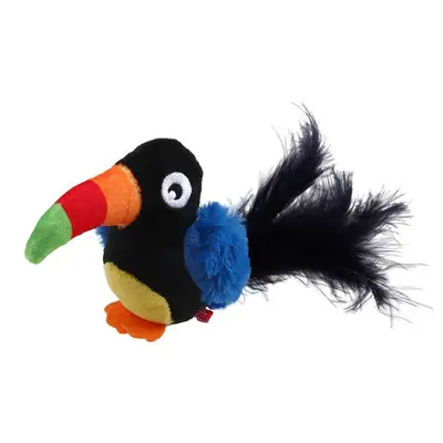 GiGwi Cat Toy, Realistic Chirping Bird with Cat Teaser Wand - 13