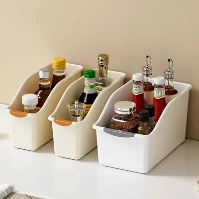 Tilted-mouth kitchen storage box, large capacity - 3