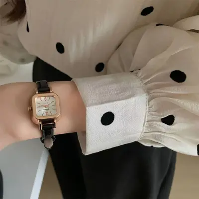 Women's Quartz Watch Leather Strap - 2