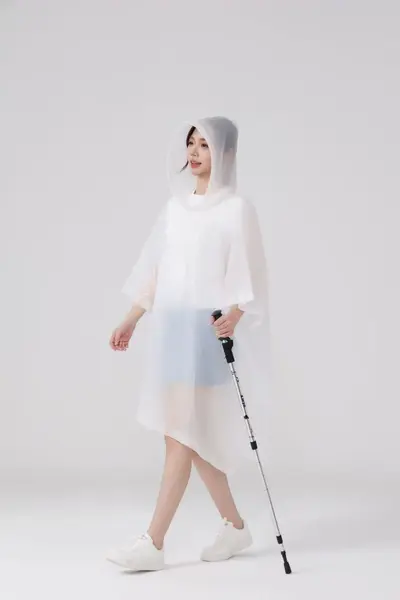EVA raincoat, full body, portable, thickened - 8
