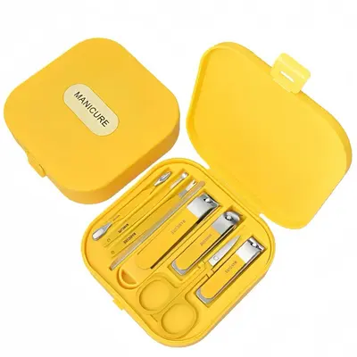 Anti-Splash Nail Clipper Set, Portable Manicure Tools, Full Nail Care Kit - 10