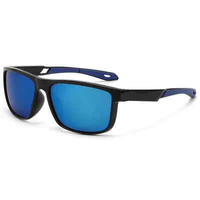 Unisex Polarized Sunglasses, Square Frame, for Cycling and Outdoor Sports - 7