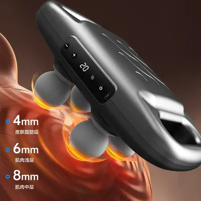 Four-Head Fascia Gun High-Frequency Vibration Wireless Portable