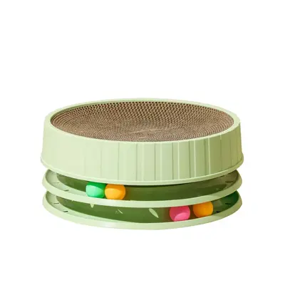 Cross-border Bestseller Pet Round Cat Scratcher Toy Cat Nest Scratch-Resistant Wear-Resistant Cat Scratcher Cat Nest Cat Supplies