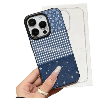 Plaid Phone Case for iPhone 16 Pro Max