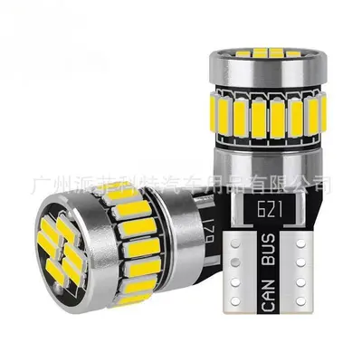 Car LED Width Marker Light T10 4014 24SMD W5W Canbus Interior License Plate Light