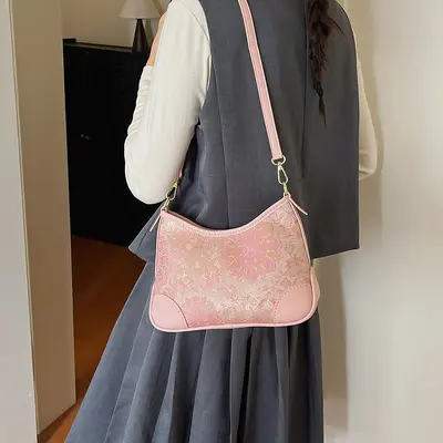 DIY Kumaş Malzeme Seti, Hilal Çanta Yapımı için - 4