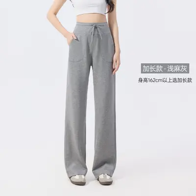 Düz Paça Yüksek Bel Nefes Alabilen Yoga Pantolonu, Dökümlü Kesim - 11