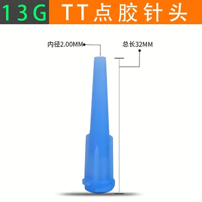TT Angled Dispensing Needle, Fully Plastic, Industrial Glue - 10