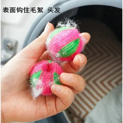Nylon Laundry Dryer Balls, Pet Hair Remover, Anti-Tangle, for Drum Washers