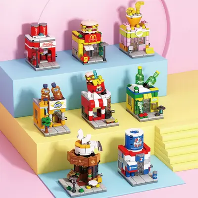 LEGO Creator Compatible Building Blocks, Street View Shop Model - 3