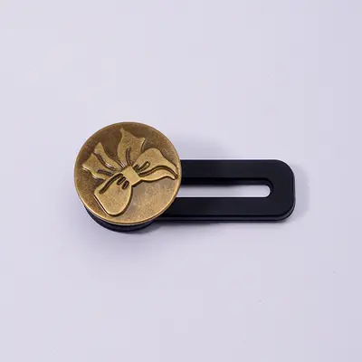 Denim Waistband Extender Button, No-Sew Removable - 8