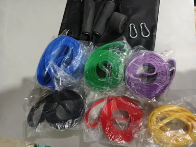 TPE Resistance Band with Pull Rope for Yoga, Fitness and Home Pull-Up Training - 11