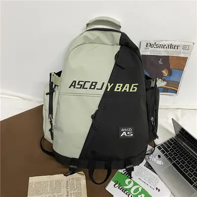Men's Backpack 2024, Korean Style High School Bag, Large Capacity - 9