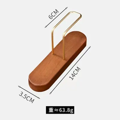Solid Wood Pour-Over Coffee Filter Holder, V60 Compatible - 7