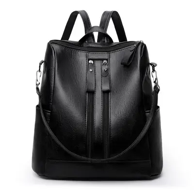 Women's backpack 2026, soft leather, trendy style - 7