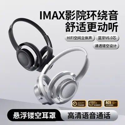 Open-design Bluetooth 6.0 headphones with stereo surround sound