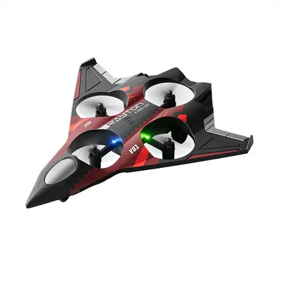4DRC Uzaktan Kumandalı V61 Savaş Uçağı Eğitici Oyuncak ABS Darbeye Dayanıklı Drone