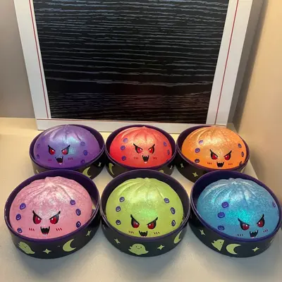 Halloween Vampire Bun Squishy Toy, Slow Rebound - 13