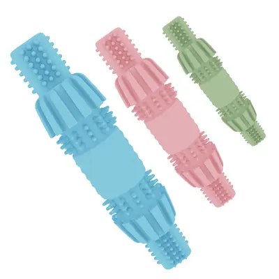 宠物用品狗狗耐咬玩具牙刷磨牙棒啃咬玩具猫玩具批发