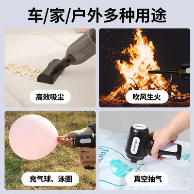 Car Vacuum Cleaner Handheld Cordless Mini Vacuum Cleaner 2-in-1 Blow and Suction Car and Home Dual-Use Powerful Suction Vacuum Cleaner