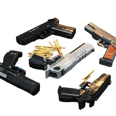 Desert Eagle Bausteinpistole, Montagemodell mit Schussfunktion - 5