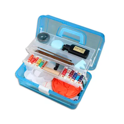 Çin resmi başlangıç seti, 24 mineral pigment rengi, çocuklar için - 5