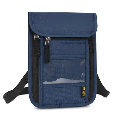 RFID protective card wallet with passport compartment - 3