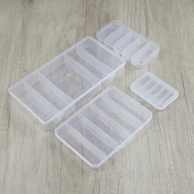 Sınır ötesi şeffaf PP plastik yem kutusu yeni olta takımı kutusu balıkçılık alet kutusu balıkçılık aksesuarları saklama kutusu - 5