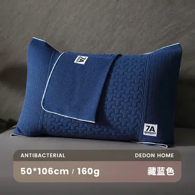 Antibacterial Gauze Pillow Towel, Snap-Button, Sweat-Absorbent - 7