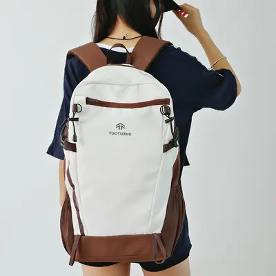 Large Capacity Lightweight Backpack, Schoolbag for College Students, Casual Outdoor Hiking - 4