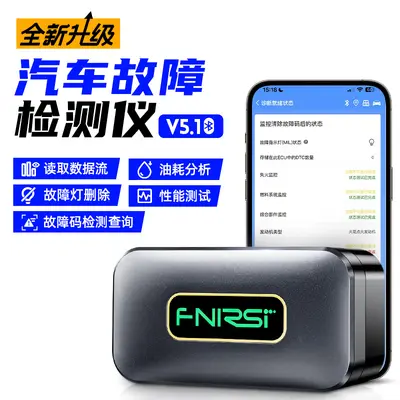 FNIRSI FD10 araç OBD2 arıza teşhis cihazı Bluetooth 5.1, motor dedektörü arıza koduna bağlanır.