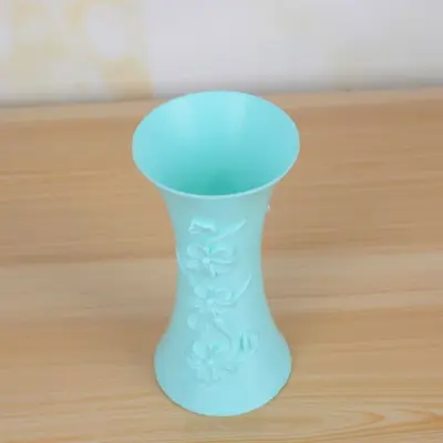 Modern Artificial Flower Plastic Vase, Anti-Fall, Small Mouth Decorative Vase - 3