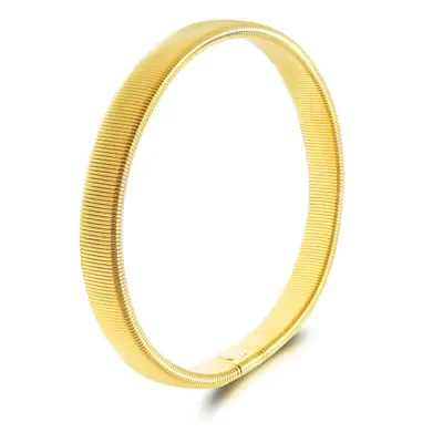 Men's Metal Spring Bracelet, Elastic Arm Ring, Arm Band